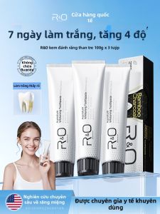 R&O | Kem Đánh Răng Trắng Sáng Than Tre