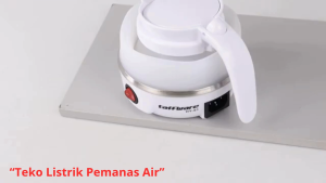 Teko Listrik Lipat 600ml 600W – Pemanas Air Portabel Taffware HY-01 (White)