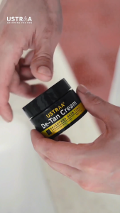 Ustraa De Tan Face Cream 50gr De-Tan Ustra Moisturizer Melembabkan Krim Kulit Wajah (Pelembab Wajah Kusam dan membantu mencerahkan)