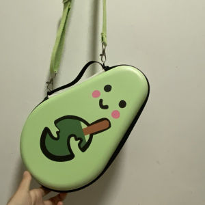 Hard Shell Ping Pong Racket Bag Single Shoulder Large Capacity Storage Bag for Sports And Fitness Fans by SOJILEJILE