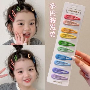 Cute Childrens Mini BB Hair Clips Oil Drip 3cm Baby Hair Clips Infant Side Clips Bangs Clips Versatile Hair Accessories