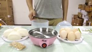 Special Offer 3 Layer Electric Egg Cooker Rapid Egg Boiler and Egg Steamer for Hard Boiled Poached Omelets Steamed Vegetables Dumplings Holds 21