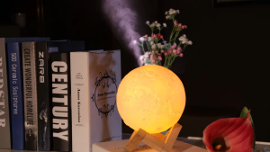 PROMO Taffware HUMI Air Humidifier Ultrasonic 3D Moon Night Light 880ml