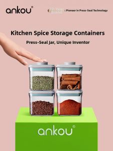 Ankou | Press-type Food-grade Spice Storage Container