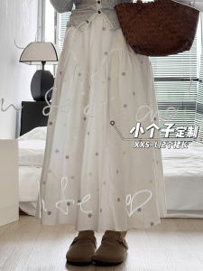 Váy Midi Chữ a Cạp Cao Họa Tiết Hoa Phong Cách Pháp Cho Nữ Mùa Xuân Hè Váy Ngắn Đến Giữa Bắp Chân Ôm Sát Cơ Thể