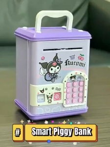 [SG Ready Stock] Kids Money Saving Box Password Digital Money Box Fingerprint Unlock Children Piggy Bank Unlock in multiple ways Large capacity