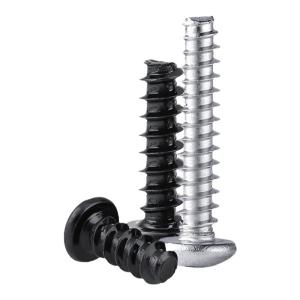 BAIRUITE | Nickel Plated Hardened Cross Head Flat Tail Self-Tapping Screw Black Zinc Plated Pan Head Screw