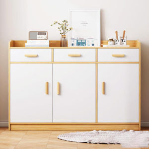Motida Wood Cabinet Furniture Storage Cabinet with Door Door Dust-proof and Space-saving