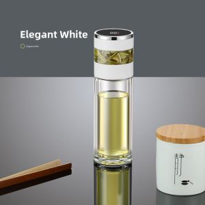 JIFANPAUL | Tea Infuser Glass Cup Heat Resistant