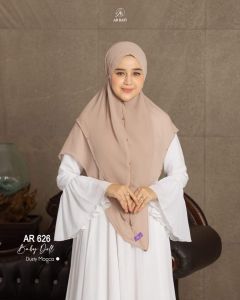 Jilbab hijab kerudung krudung khimar wanita dewasa instan tali belakang 2 layer terbaru new terlaris terkini modern viral 2022 Arrafi AR 626 adem mudah di bentuk cantik non tanpa pet bahan baby doll ori premium cantik bayar di tempat COD gratis ongkir
