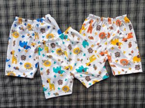 3 Pcs Celana Pendek Bayi Motif / Celana Pendek Bayi Murah Karakternya