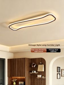 DGY | Retro Walnut Color Creative Eye-Protective Energy-Saving Ceiling Light