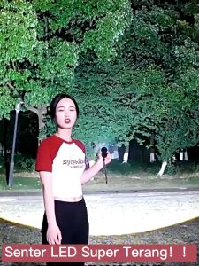 LumenBeam Senter Led Super Terang 90000 Lumens Waterproof LED Tactical Anti Air Lampu SWAT Zoom Murah Senter Rechargeable
