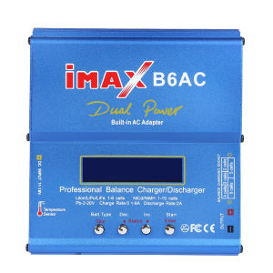【Vktech】เครื่องชาร์จแบต NiMH iMAX B6AC 80W พร้อมแหล่งจ่ายไฟในตัว สำหรับแบตเตอรี่รีชาร์จและงานฮอบบี้ RC