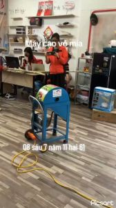 Máy bào vỏ mía 1 cây tự động giá rẻ tại Hà Nội