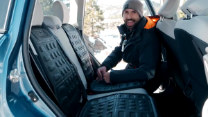 3D Seat Protector Rear Seat - Black