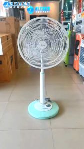 MITSUBISHI พัดลมตั้งพื้นกึ่งตั้งโต๊ะ ใบพัด 16 นิ้ว รุ่น R16A-GB พัดลมปรับระดับมิตซูบิชิ ราคาถูก รับประกันศูนย์ 5 ปี จัดส่งทั่วไทย เก็บเงินปลายทาง