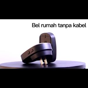 Bel Rumah Wireless Waterproof Nirkabel Tanpa Kabel Bell Door Chimes Bells Bunyi Pintu Tamu Tombol Tekan Premium
