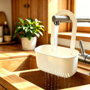 Rổ Lọc Đa Năng Dày Dặn Bền Chắc Không Cần Khoan Giá Lọc Chậu Rửa Thân Thiện Với Môi Trường Dùng Được Cho Nhà Bếp Và Nhà Tắm