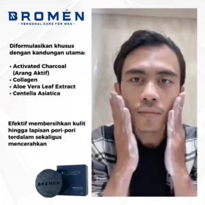 BROMEN FACIAL WASH: Sabun Pencerah Wajah Pria Original