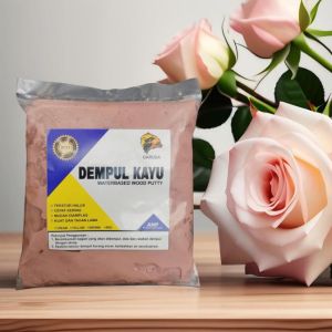 PLAMIR / DEMPUL KAYU 425 GRAM MERAH JATI PRAKTIS HEMAT INSTAN LANGSUNG PAKAI