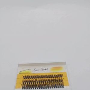 60 Clusters DIY Eyelash Extension Kit Individual Cluster Fake Silk Lashes Easy Full Extension Set for Home Use