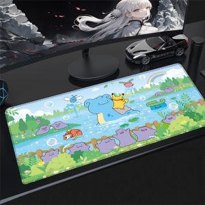 Bandai | Large Rubber Keyboard Desk Mat Anti-slip Gamer Playmat Laptop Gaming Mouse Pad Accessories Carpet Kawaii P-Pokemon Mousepad