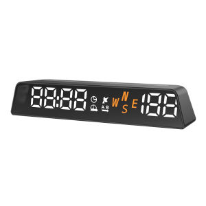 H500G Auto GPS Head Up Display Car HUD Projector Speedometer with Compass Direction Driving Time Security Alarm Electronic Accessories For All Cars