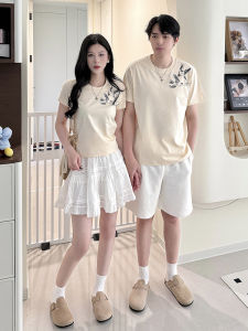 XILANDUO | Couple Sets Casual Ins Style T-shirts and Culottes