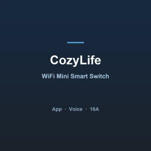 20A 16A Cozylife Smart WiFi Light Switch Intelligent Module App Remote Control Supports 2-Way Control Alexa Google Assistant