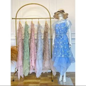 Dress Elegant Wanita Kondangan Gaun Pesta Kekinian Dress Unik Korean Style Untuk Natal Dan Gereja Dress alia Zh