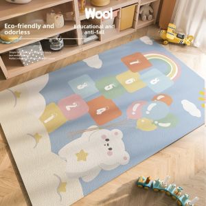 Childrens Room Carpet Reading Area Eco-friendly Play Mat Cartoon Bedroom Baby Crawling Pad Living Room Home Use Game Area