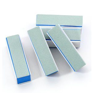 5/10pcs Blue Corn Block Buffer for Nail Sanding Sponge Buffer Block Fingernail Grinding Polish Durable Four-sided Nail Buffer