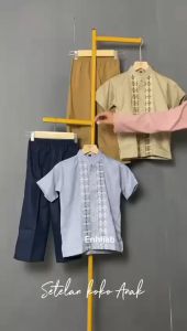 Baju Koko Anak Laki-laki Lengan Pendek: Pilihan Terbaik untuk Usia 5-9 Tahun