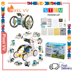 14 in 1 Solar Robot Kit Kids Educational Toy STEM Science DIY Toys Solar Power Robotics Puzzle Building Toys for Kids Teens and Science Lovers