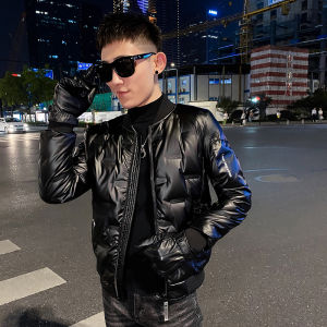 Mens Fashionable down Jacket Thickened Short Lightweight Stylish Youthful Outerwear Winter New Arrival Trendy Brand Tagkita