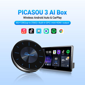 OTTOCAST OttoAiBox P3 CarPlay AI Box Wireless Android Auto TV Box mini HDMI for Renault Lada Kia Hyundai VW Benz Car Accessories
