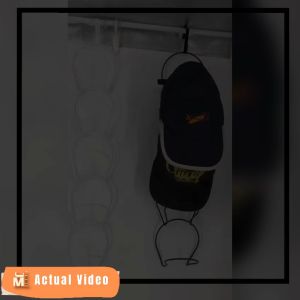 JME 5 Level Cap Holder Rak Gantung Topi penyangkut Topi Save Place Jimat Tempat Display Gantung Scaft