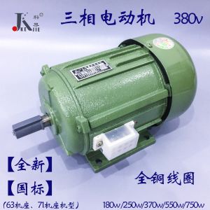 Three-Phase Induction Motor Copper Wire 180W 250W 370W 550W 750W Electric Motor Industrial Control Equipment from China