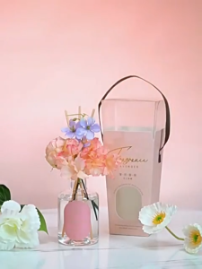Premium Reed Diffuser Minimalist Home Fragrance Reed Diffuser Set - Aesthetic Floral Aromatherapy Perfect for Bedroom Bathroom Living Room Toilet Office