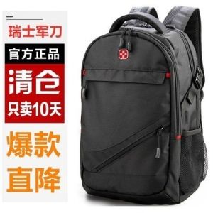Balo Nam Swiss Army Travel Dung Tích Lớn Túi Đựng Máy Tính Du Lịch Túi Sách Học Sinh Trung Học Túi Đeo Vai Đôi Thời Trang