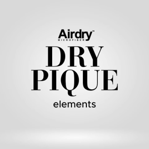Airdry™️ Dry-Pique Round Neck Short Sleeve for Men & Woman NO Airdry logo on sleeve.
