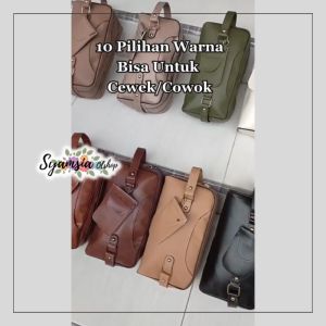 Pouch William Tas Handbag Pria Wanita Terbaru Kekinian 2024 Murah Mewah Elegan