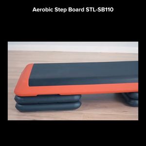 SellinCost 110cm High Quality Aerobic Step Board Adjustable Stepboard Level Fitness Aerobic Stepper Risers Durable Weight 300kg 1Y WARRANTY Non Slip Step Surface PVC Material Stepper Exercise Easy Height Versatile Platform (STL-SB110) 高品质有氧运动踏板