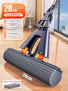 Joybos | Efficient Cleaning Dual-Use Mop 2026 New Model Sponge Mop
