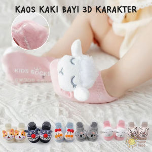 TAIYO Kaos Kaki Bayi 3D Boneka Karakter Baby Socks Anti Slip Kartun Animal Fashion