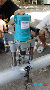 Máy Khoan Lỗ Ống Kim Loại UNIFAST PDC114 | Khoan Ống Tròn Thép Inox Đến Φ114mm
