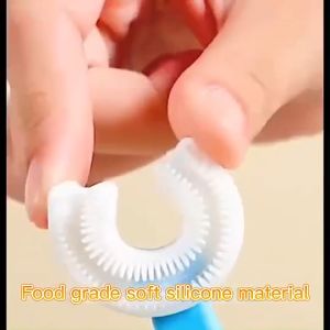 Sikat Gigi Anak Bahan Silikon / Training Tooth Brush Baby Silicon Type U Sikat Gigi Anak