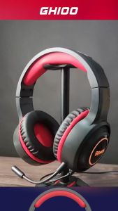 GAMEN GH100 Headphone Headset Gaming RGB LED GAMEN GH100 Microphone PC Handphone Laptop