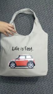 Canvas Cotton Plain Colour Shopping Shoulder Tote Bag